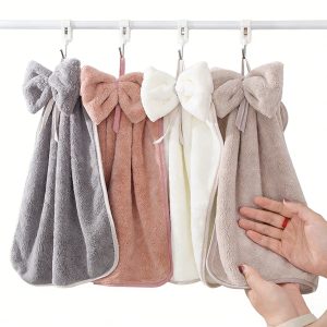 Soft Absorbent Towel with Hanging Rope