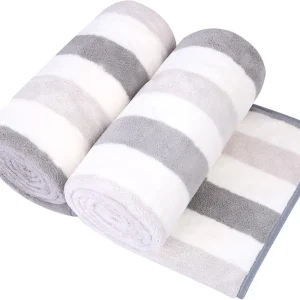 Coral Fleece Bath Towel Quick Dry Antimicrobial